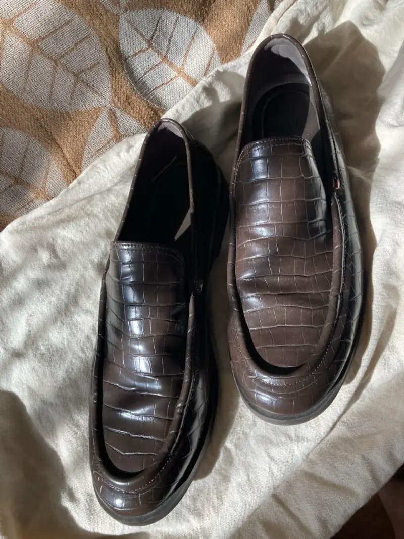 Zapatos mocasines marrones Zara - 3