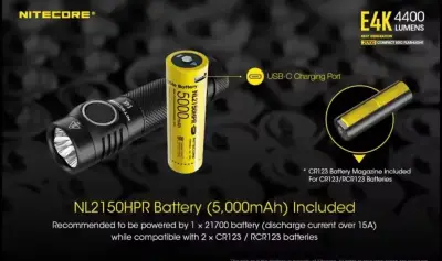 Linterna Nitecore E4K 4400 lúmenes - miniatura 1