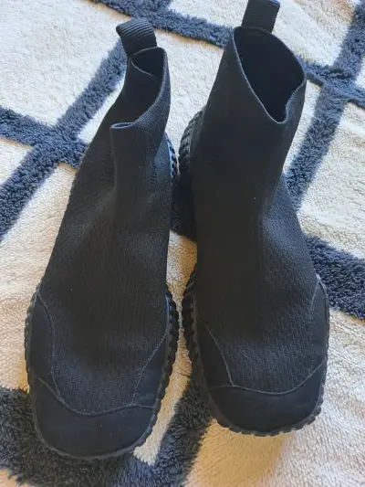 Zapatos deportivos negros calcetin - miniatura 4
