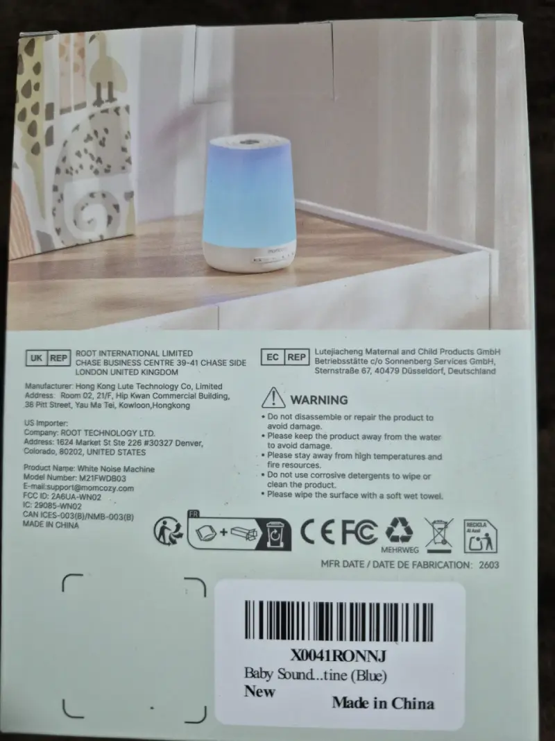 Máquina de sonido Momcozy - 3