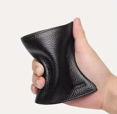 Billetera de cuero negra Banyanu - miniatura 2