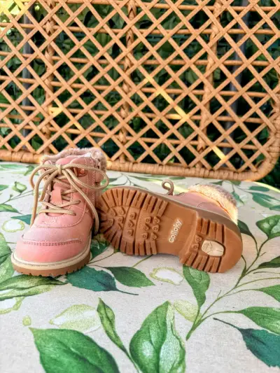Botines rosados con forro talla 22 colloky - miniatura 2
