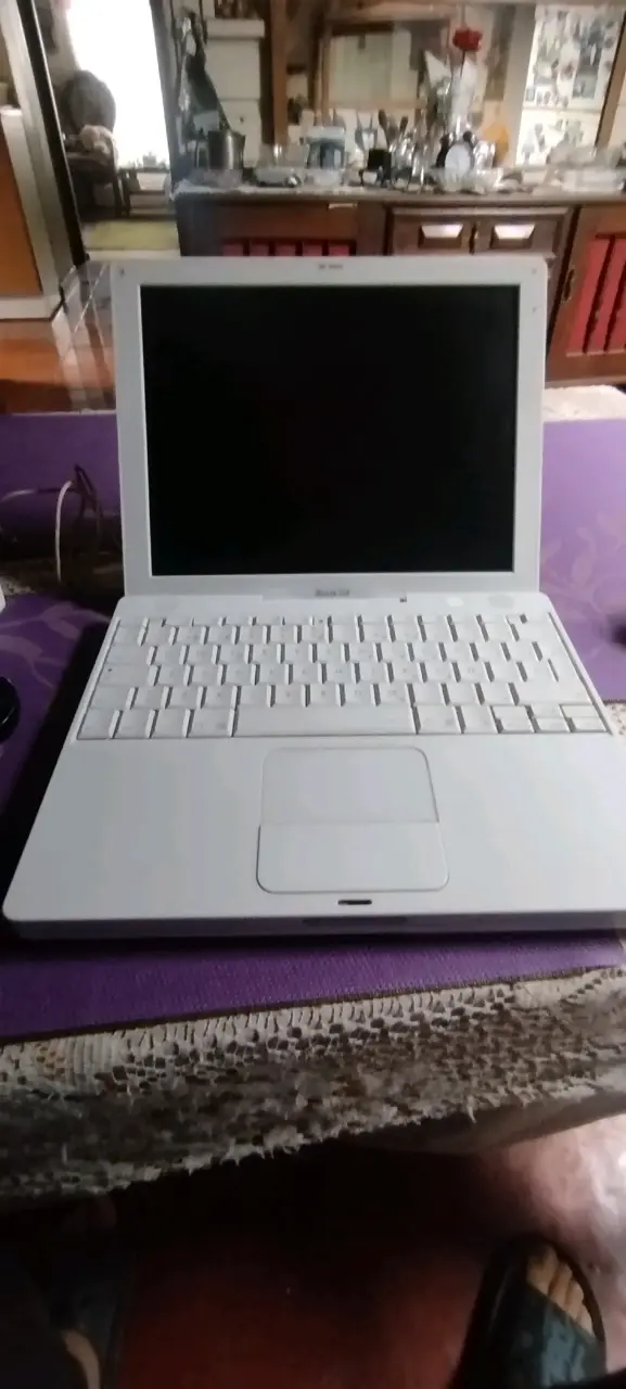 Laptop iBook G4 blanca - 1