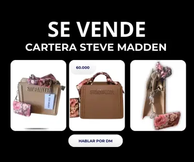Cartera Steve Madden beige - miniatura 1