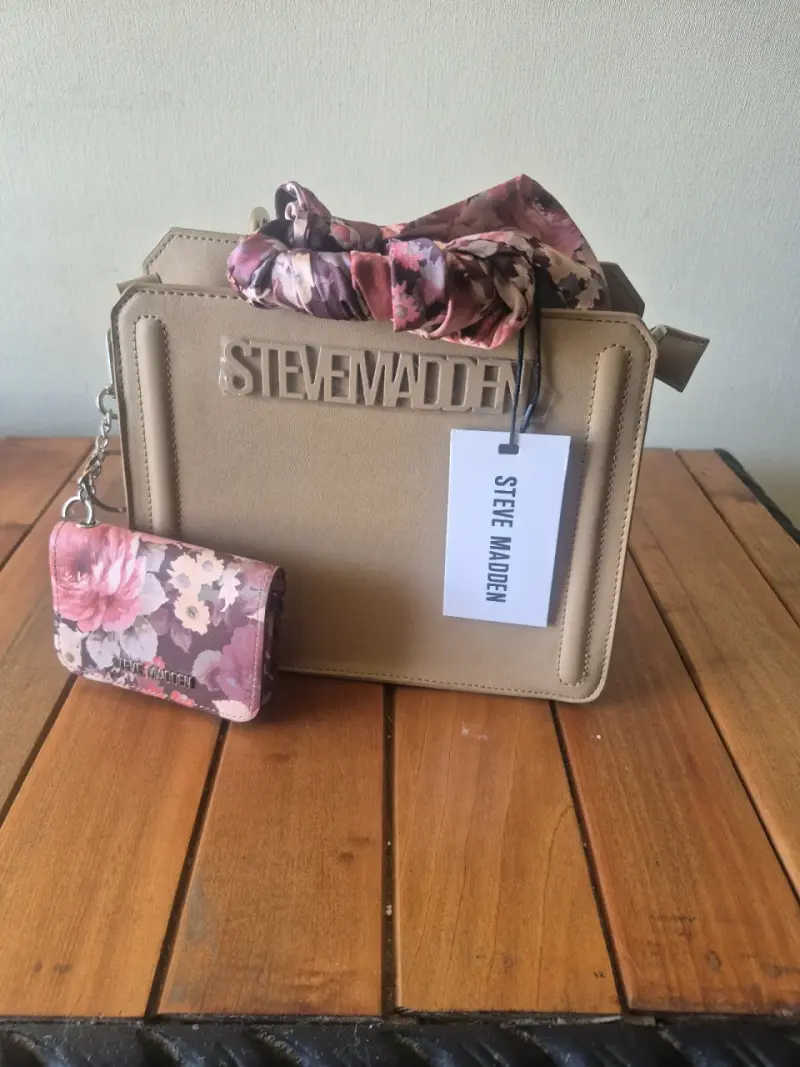 Cartera Steve Madden beige - 3
