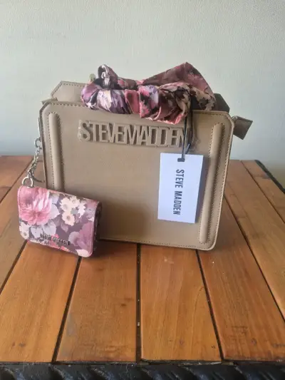 Cartera Steve Madden beige - miniatura 3