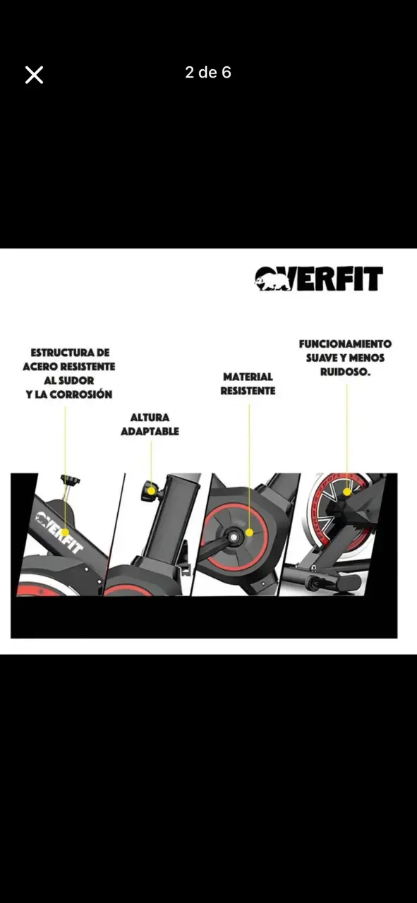 Bicicleta estática Overfit - 2