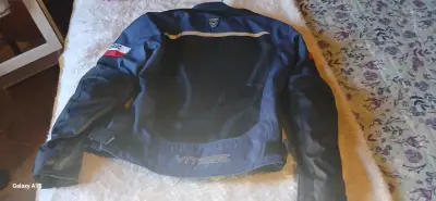 Chaqueta moto Vitesse azul - miniatura 1