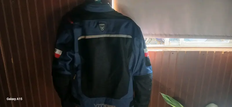 Chaqueta moto Vitesse azul - 3