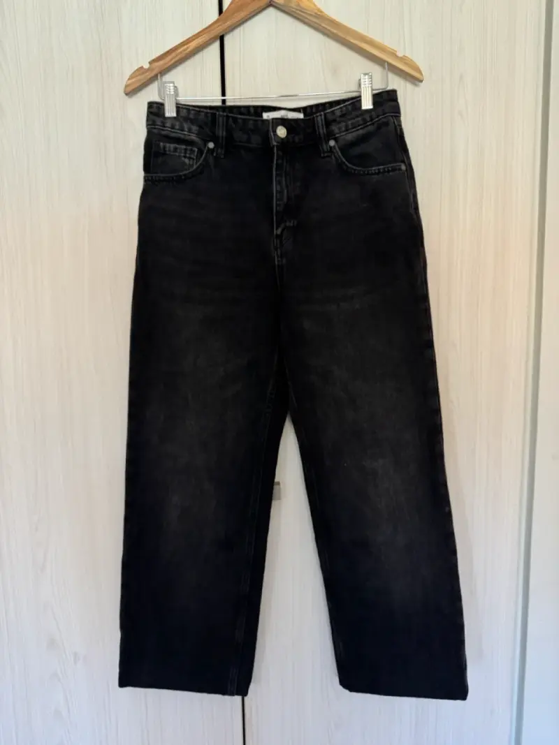 Jeans negro Mango - 1