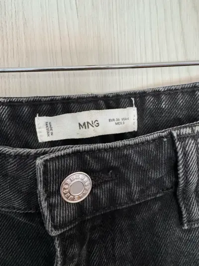 Jeans negro Mango - miniatura 3