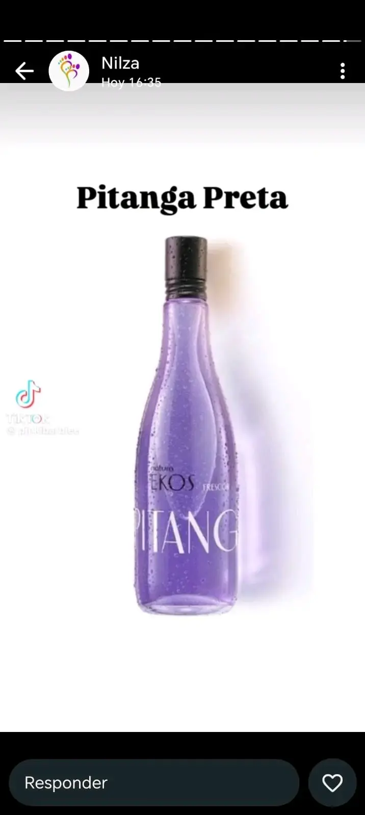 Perfume Natura Ekos Pitanga Preta 150ml