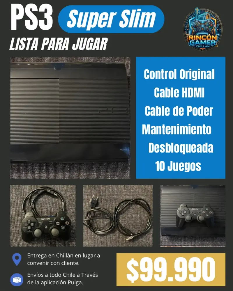 Consola PS3 Super Slim - 1