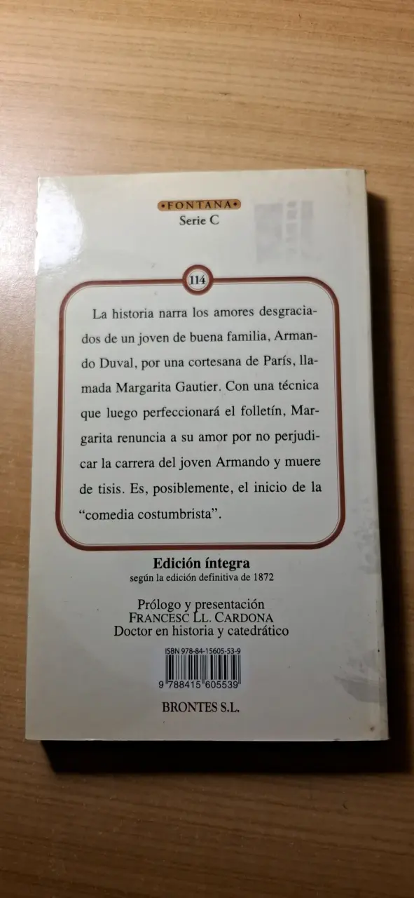 Libro 'La Dama de las Camelias' - 2