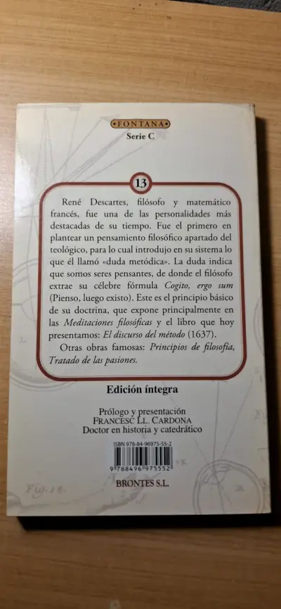 Libro 'El discurso del método' - miniatura 2