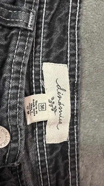 Jeans denim cargo  Dinámica gris - miniatura 1