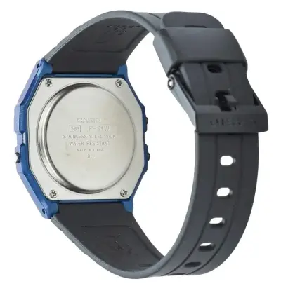 Reloj Casio F-91wm-2adf Vintage Bisel Azul - miniatura 3