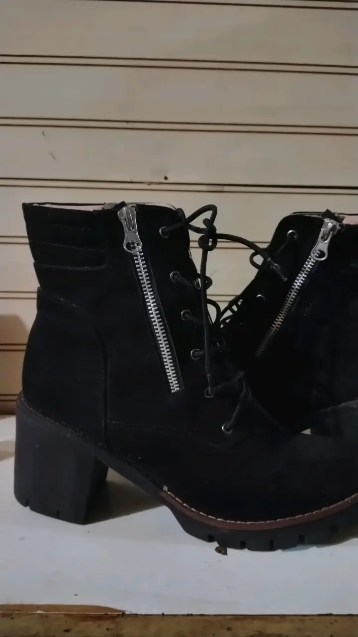 Botines negros de cuero - 2