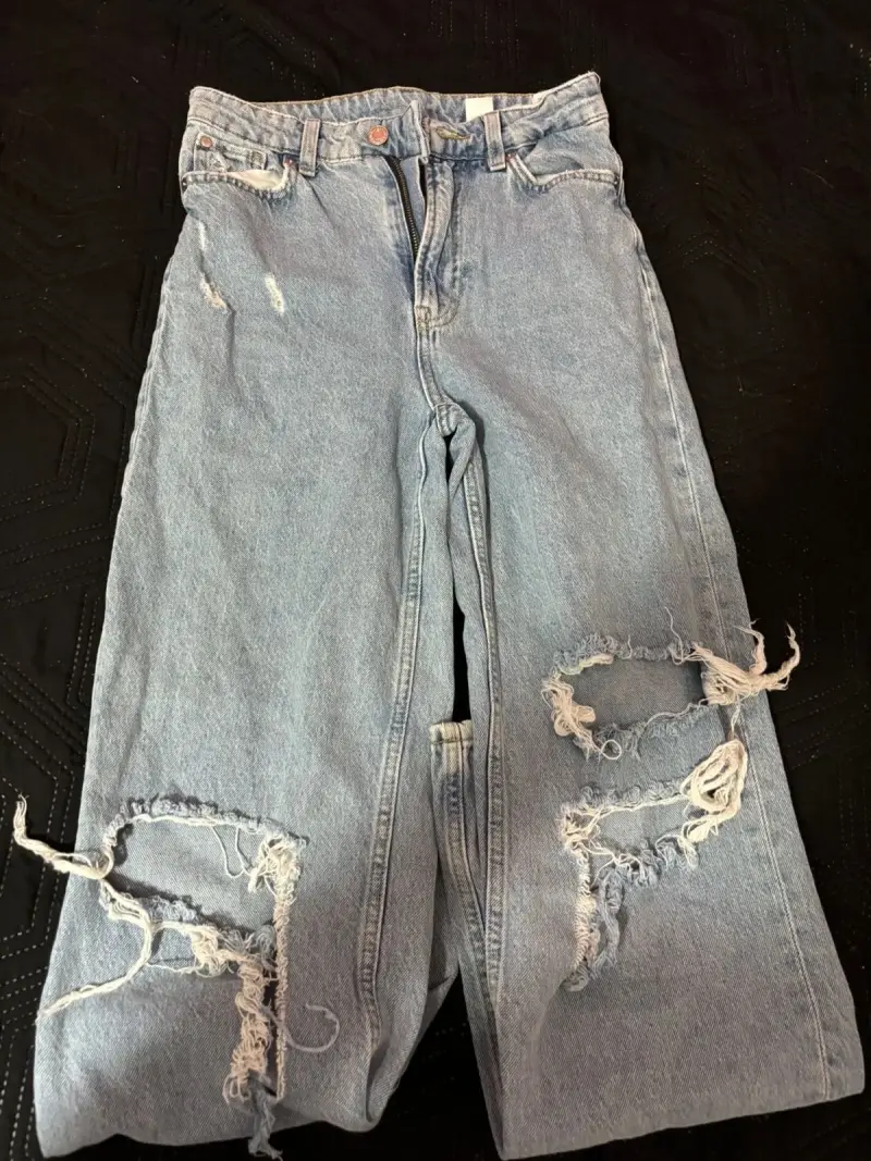 Jeans rotos azules