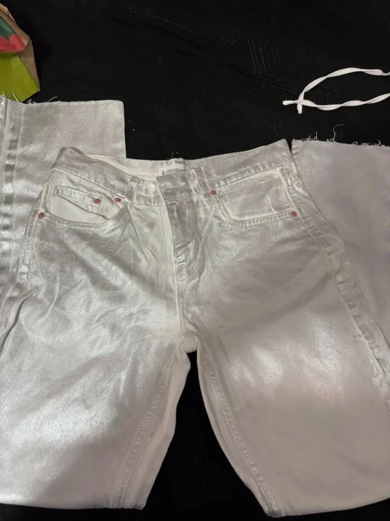 Jeans brillantes mujer