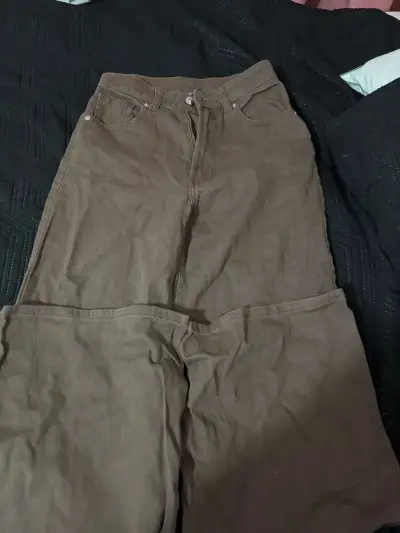 Pantalones marrones casuales - miniatura 1
