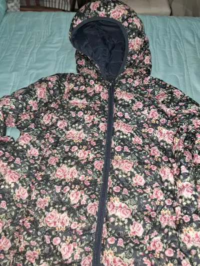Chaqueta acolchada floral mujer - miniatura 1