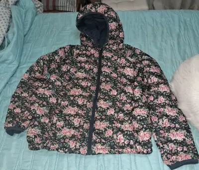 Chaqueta acolchada floral mujer - miniatura 3