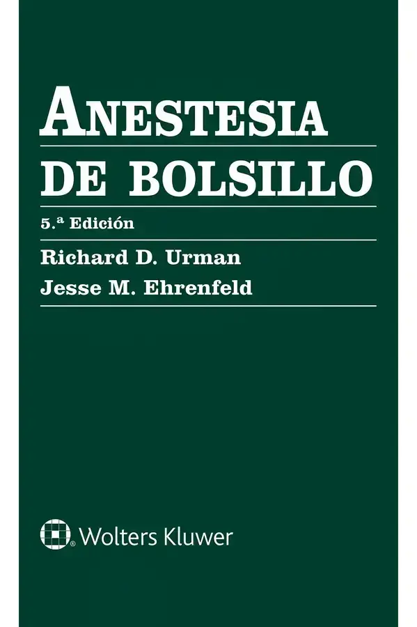 Libro Anestesia de Bolsillo 5ª Edición
