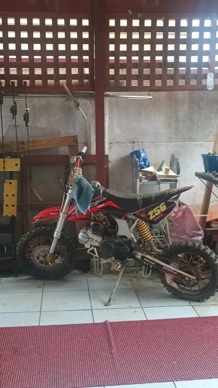 Motocicleta de cross pitbike 125cc