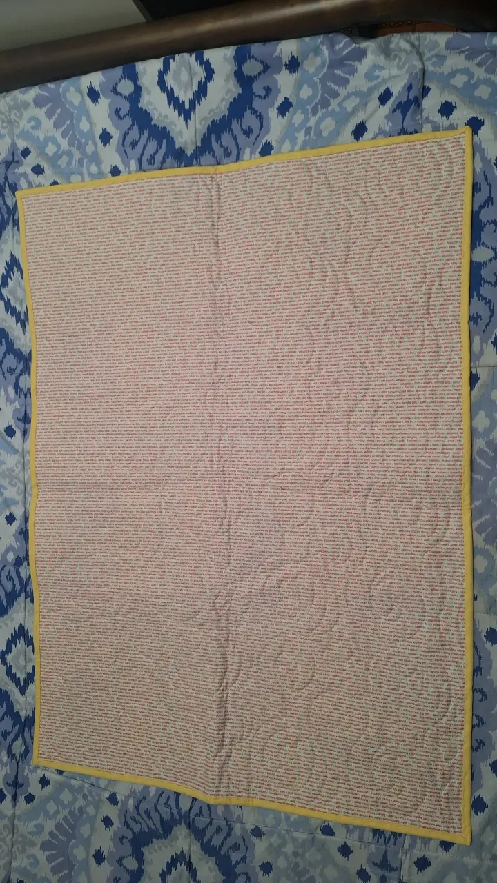 Quilt patchwork multicolor hecho a mano - 2