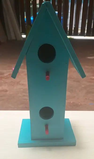 Casita para pájaros de madera - miniatura 2