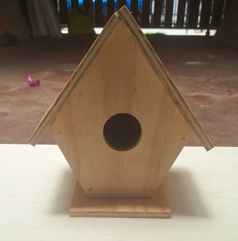 Casita para pájaros de madera - 4