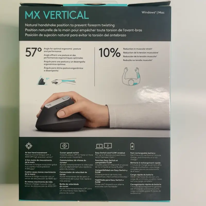 MX VERTICAL Mouse ergonómico Logitech - 5