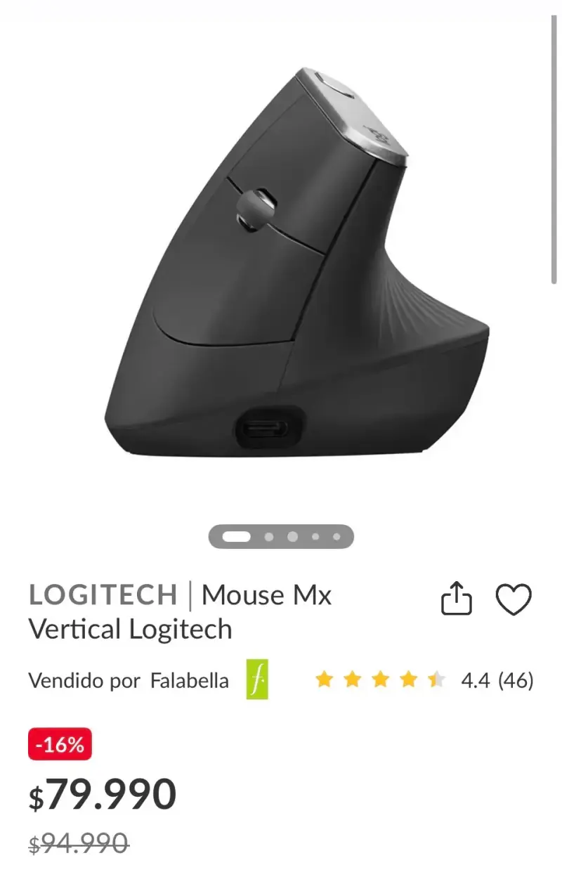 MX VERTICAL Mouse ergonómico Logitech - 6