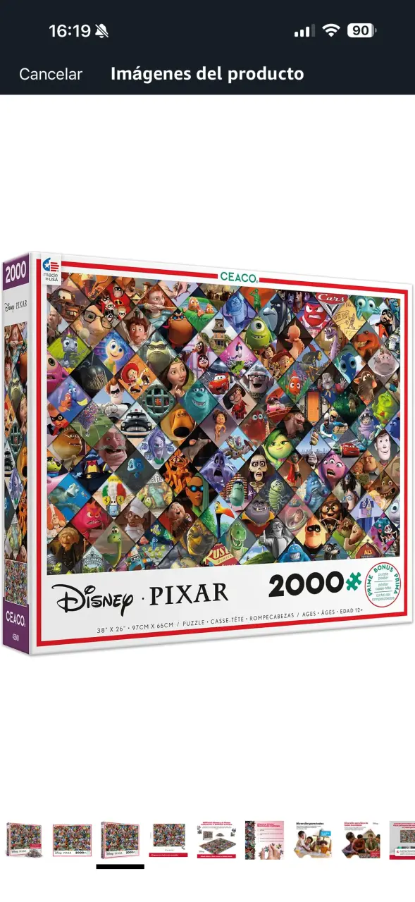 Puzzle Disney Pixar 2000 piezas - 3