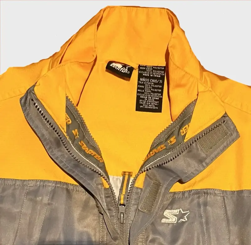 Chaqueta niño amarilla y gris - 1