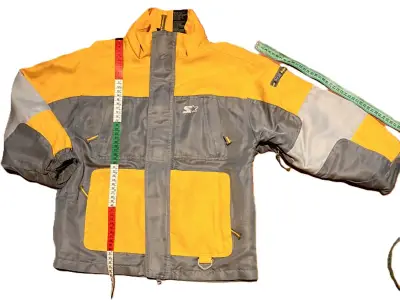 Chaqueta niño amarilla y gris - miniatura 2