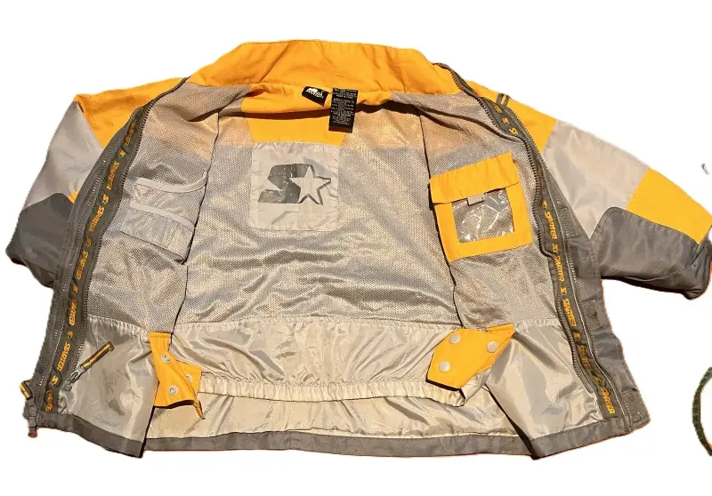 Chaqueta niño amarilla y gris - 4