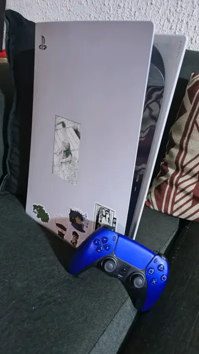 Consola PS5 con control azul - miniatura 2