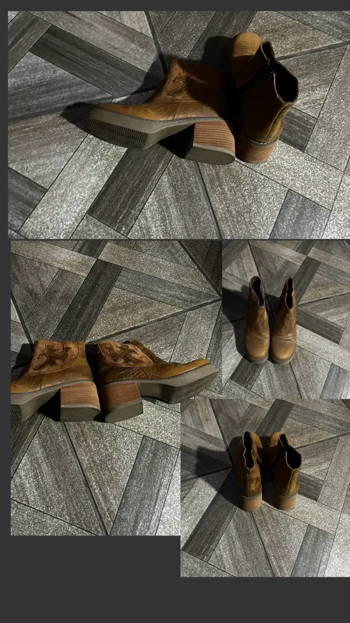 Botines color marron - 1