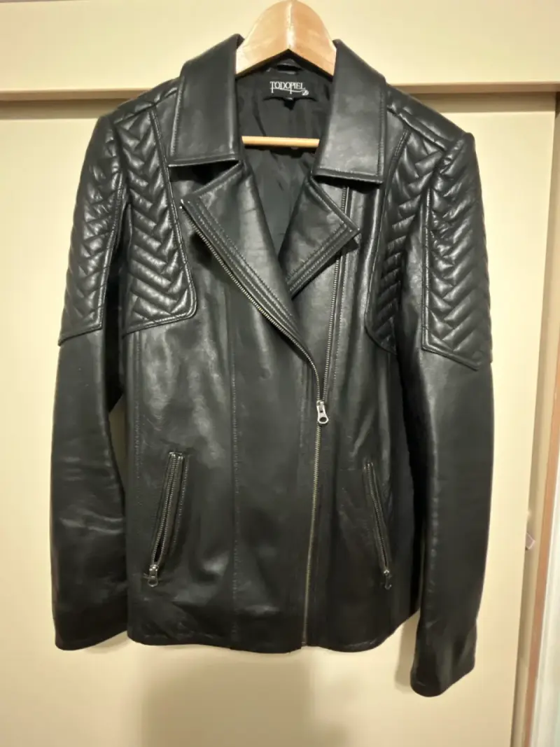 Chaqueta de cuero negra Todopiel - 1