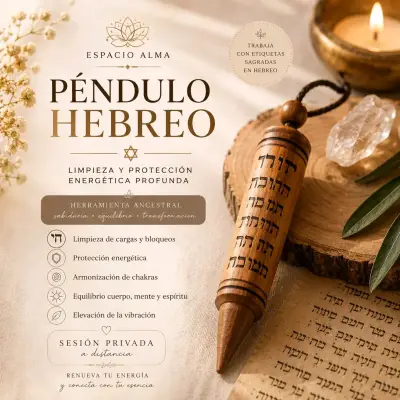 Terapias de péndulo clásico y hebreo. - miniatura 2