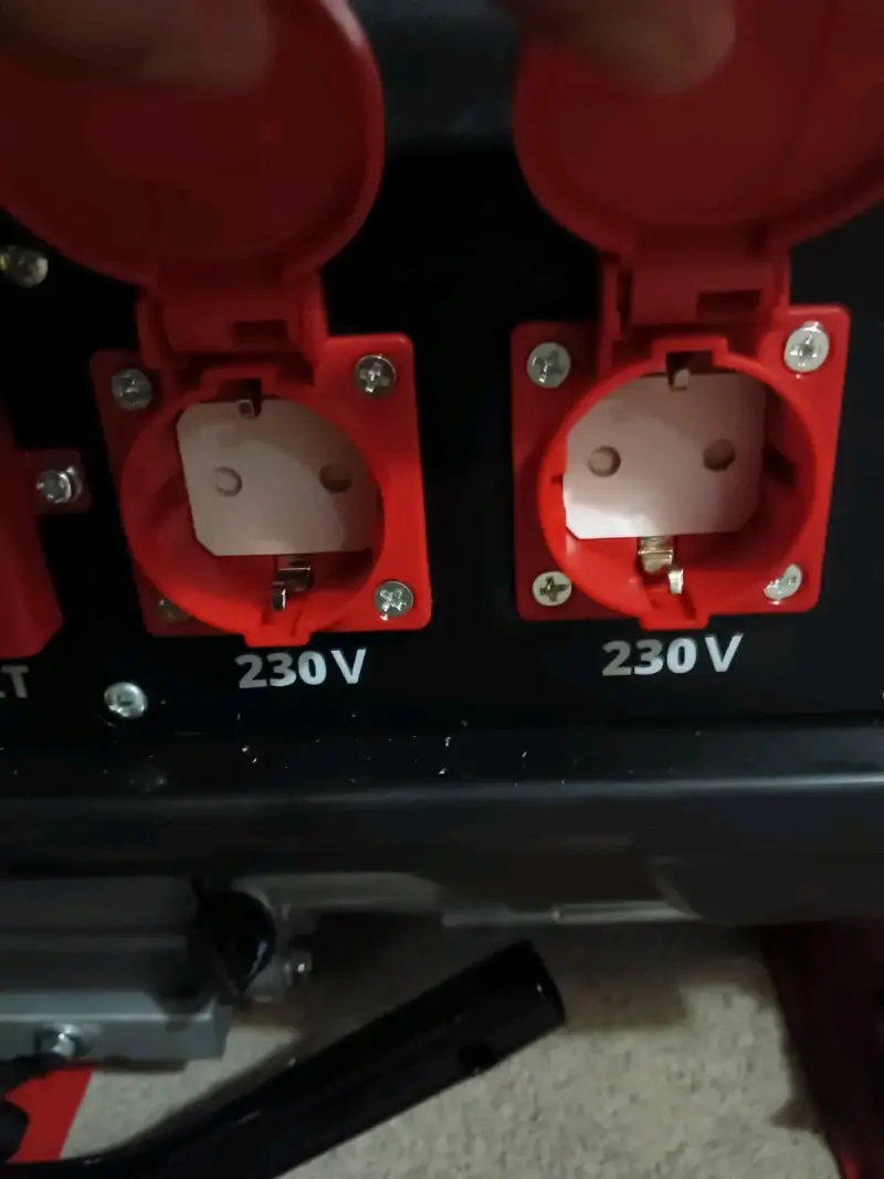 Generador eléctrico Einhell rojo - 3