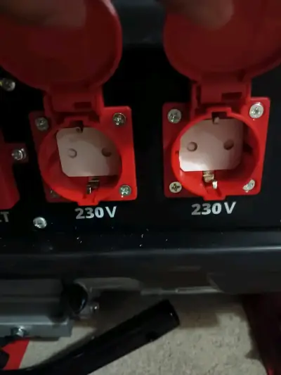 Generador eléctrico Einhell rojo - miniatura 3