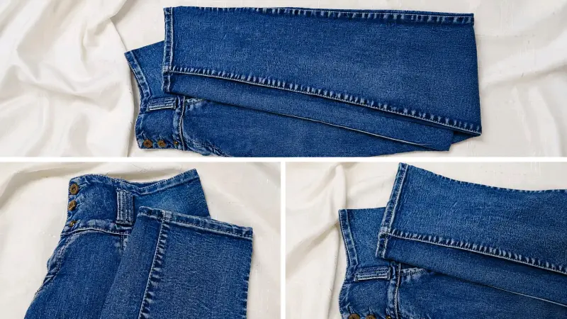 Jeans azules de mezclilla