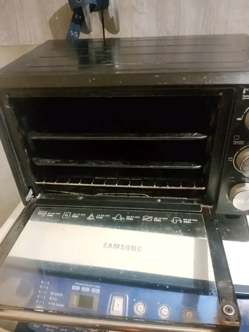 Horno eléctrico compacto negro - 2
