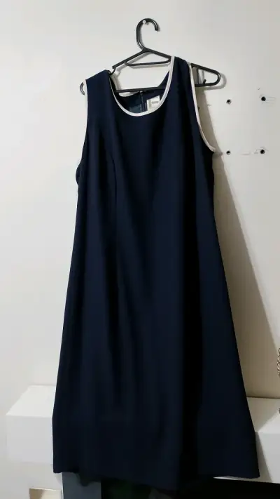 Vestido azul sin mangas - miniatura 1