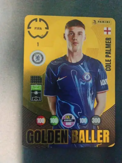 Tarjeta Panini Golden Baller Cole Palmer - miniatura 1