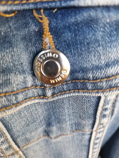 Chaqueta de mezclilla, mujer,  Mossimo, talla M - miniatura 3
