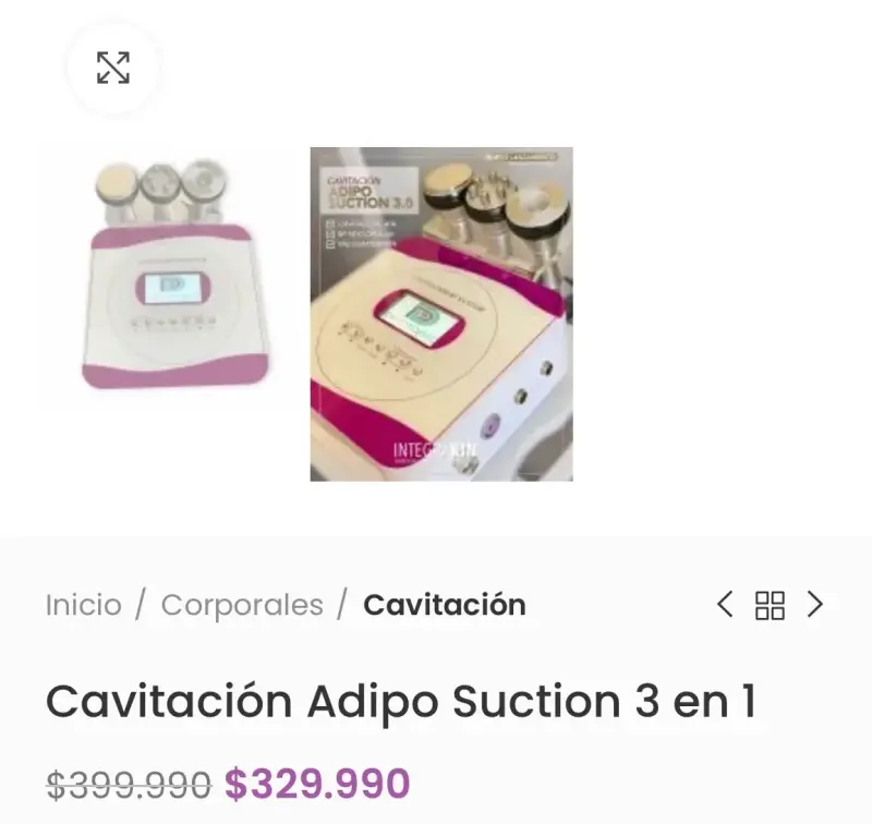Máquina de cavitación Dermopro - 2